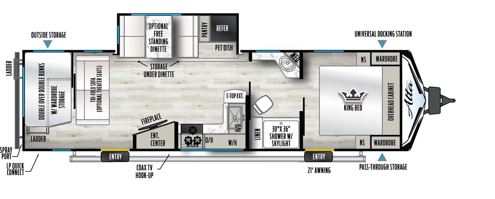 2900KBH Floorplan Image